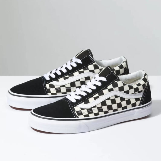 Tênis Old Skool Primary Checkerboard Black White - Vans
