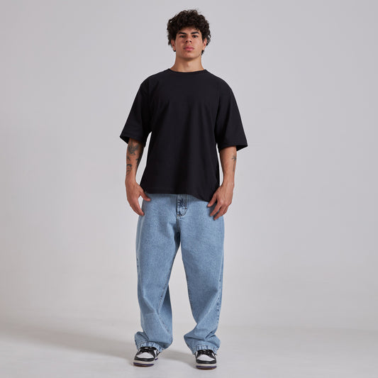 Washed Baggy Jeans - TANABASE