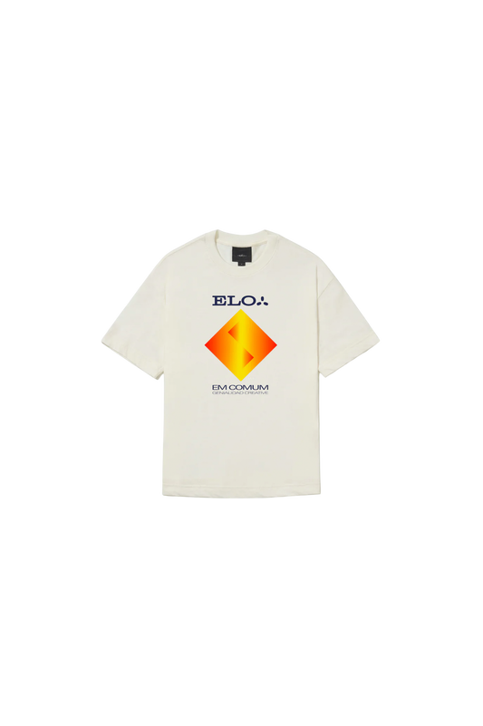 Camiseta Regular "Sony" Offwhite - Elo em Comum