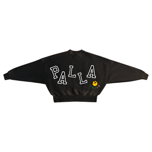 Crewneck "Highschool" 2000 Black - PALLA WORLD