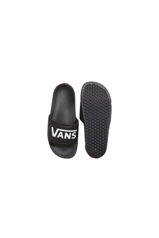 Chinelo Slide-On Black True White - Vans