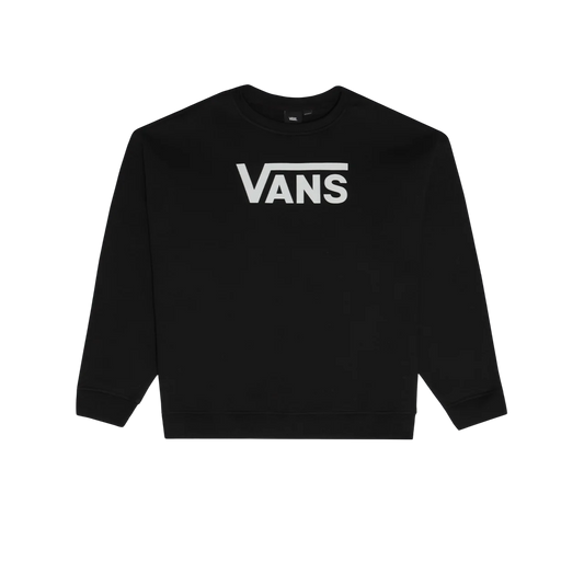 Moletom Classic V Oversized Crew SS Black - Vans