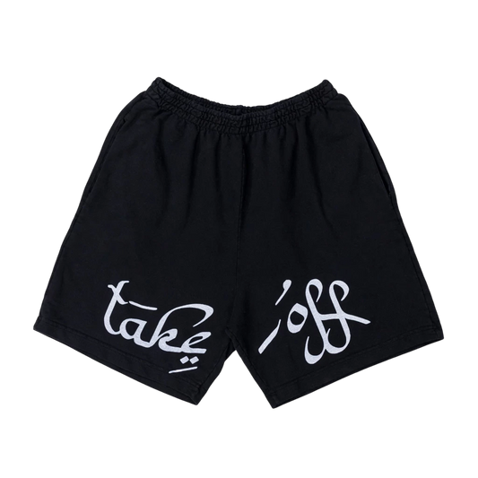 Elevate v2 Black Sweatshirt Shorts – TAKE-OFF