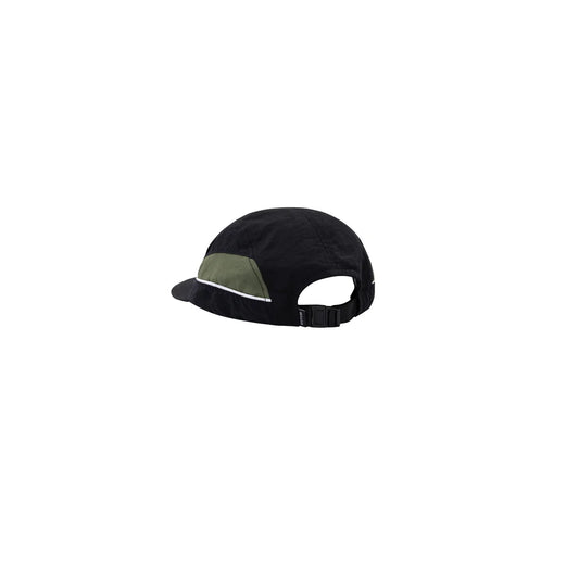 Double Cut 5-Panel in Black - DISTURB LTDA