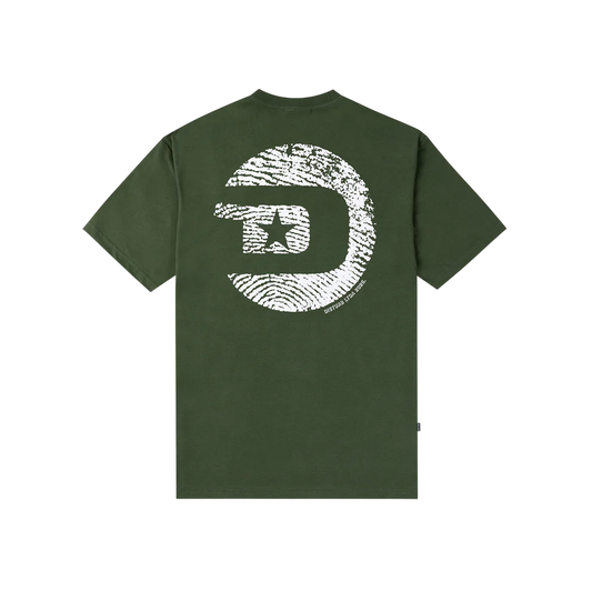 Fingerprint T-Shirt in Green – Disturb LTDA