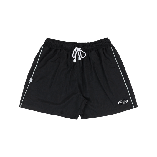 Shorts Logo Stripe Black - HUNCH