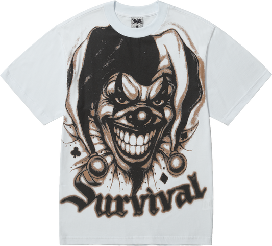 Camiseta Palhaço Branca - SURVIVAL ENERGY