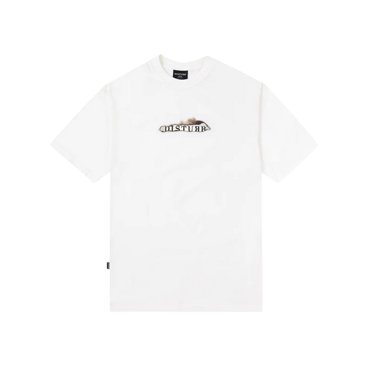 Logo News T-Shirt White - DISTURB LTDA