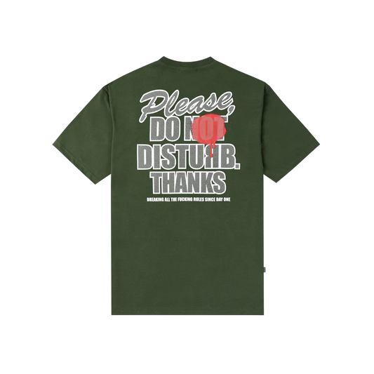 Please do Disturb T-Shirt in Green – Disturb LTDA