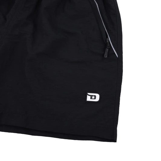 Runner Nylon Shorts in Black - DISTURB LTDA
