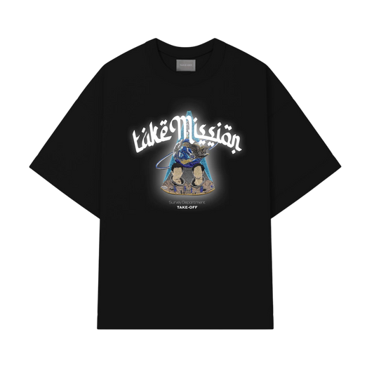 TakeMission Black Tee – TAKE-OFF