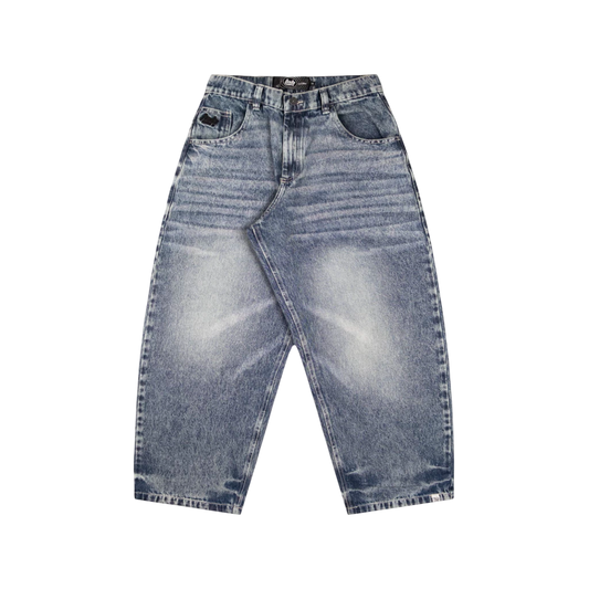Blue Fade Baggy Jeans - TANABASE