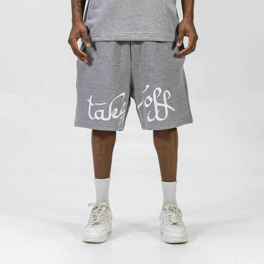 Elevate v2 Grey Sweatshirt Shorts – TAKE-OFF