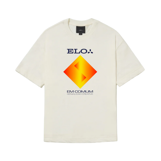 Camiseta Regular "Sony" Offwhite - Elo em Comum