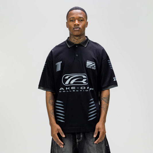Laboratorial Black Polo Shirt – TAKE-OFF