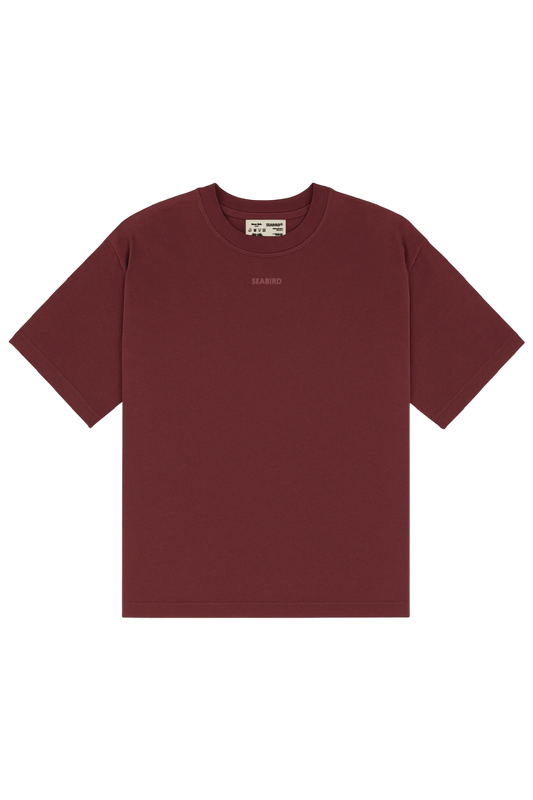 Boxy Basic Tee Bordô - SEABIRD
