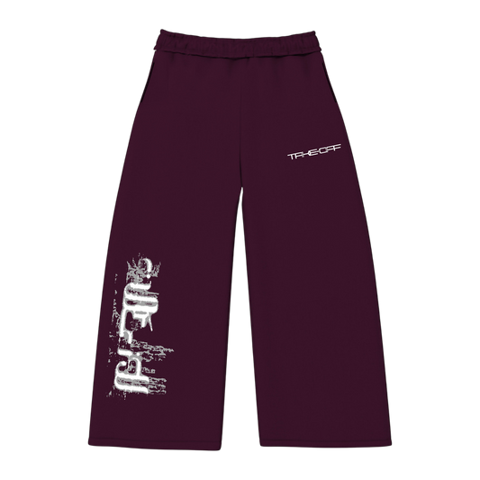 Terrain Wine Baggy Sweatpants - TAKE-OFF