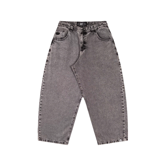 Storm Grey Baggy Jeans - TANABASE