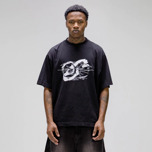Fragment Black Boxy Tee – TAKE-OFF