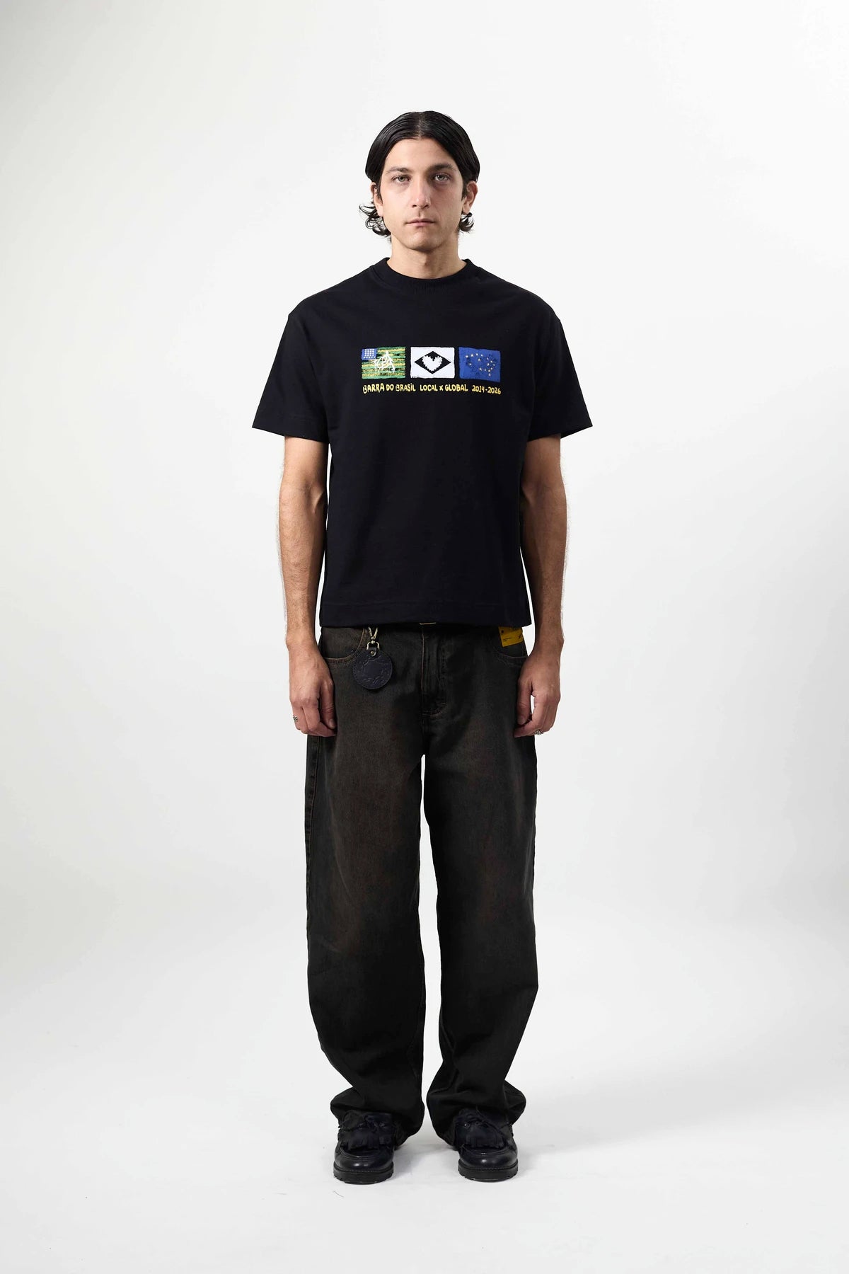Camiseta "Iconografia" Preta
