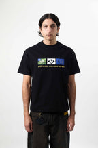 Camiseta "Iconografia" Preta