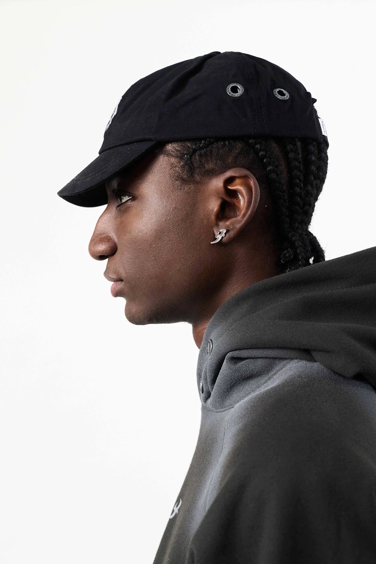 Boné Six Panel "Rizoma" Preto
