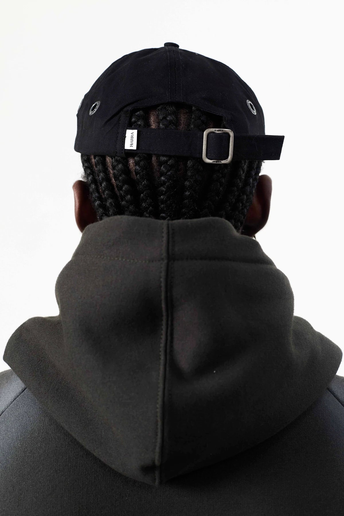 Boné Six Panel "Rizoma" Preto