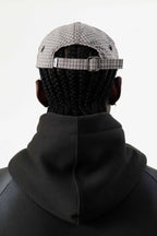 Boné Six Panel "Jateado" Xadrez