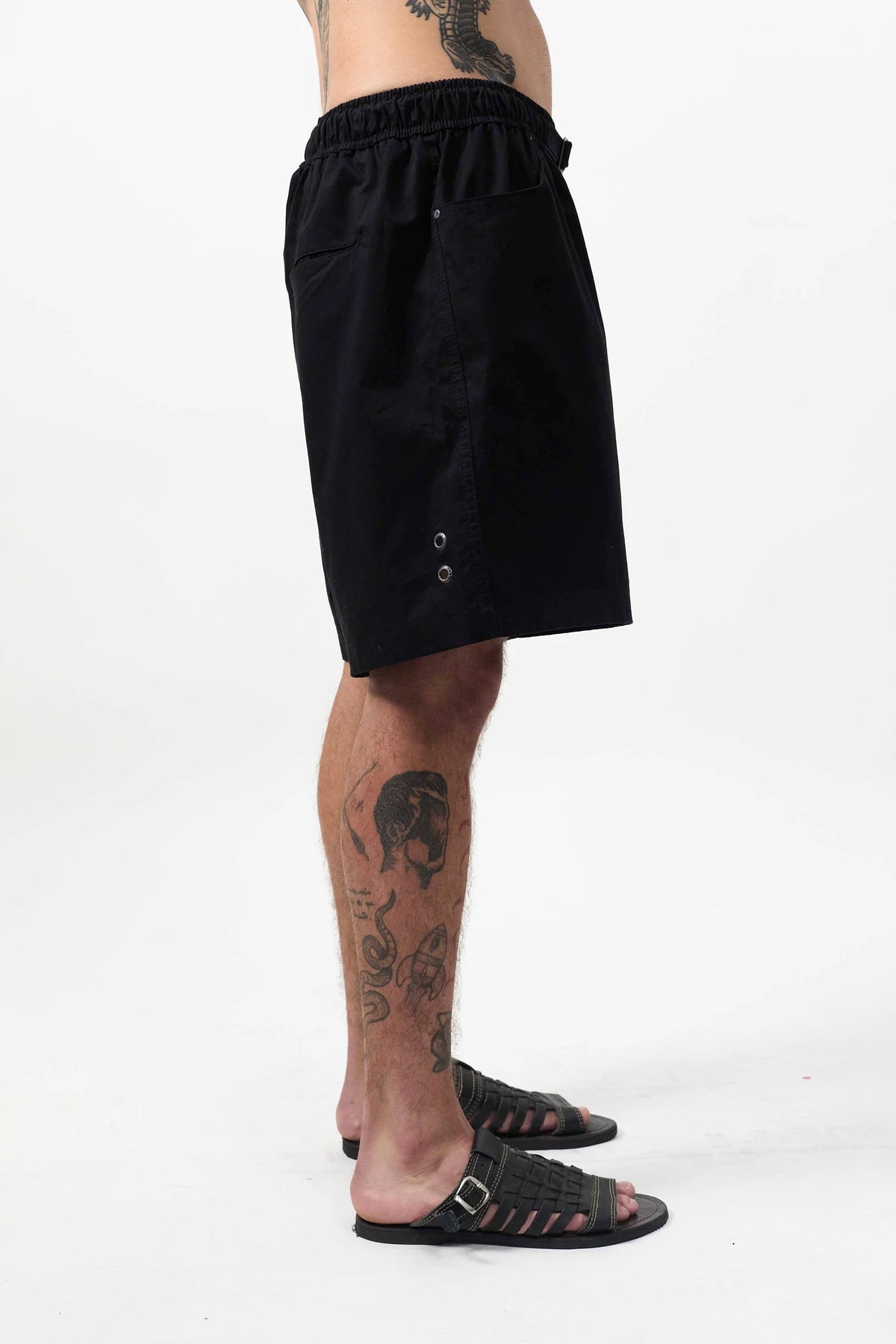 Short "Sarja Tech" Preto