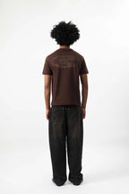 Camiseta "Goods Logo Remix" Marrom