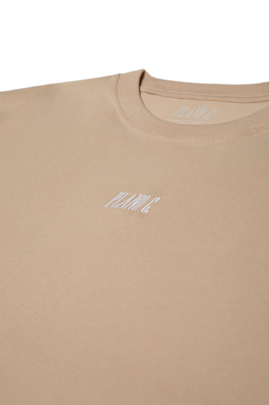 Camiseta "Logo" Bege - Plano C