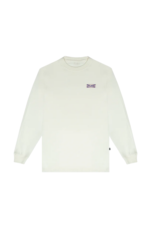 Camiseta Long Sleeve "Logos" Offwhite - Plano C