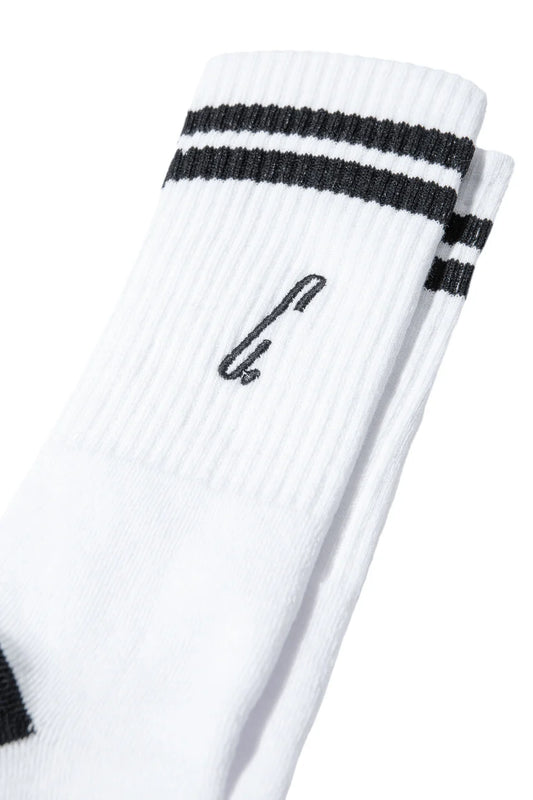 Meia Stripe "C." White - Plano C