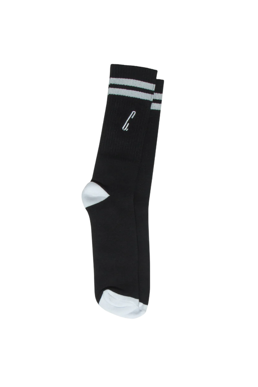Meia Stripe "C." Black - Plano C