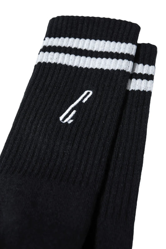 Meia Stripe "C." Black - Plano C