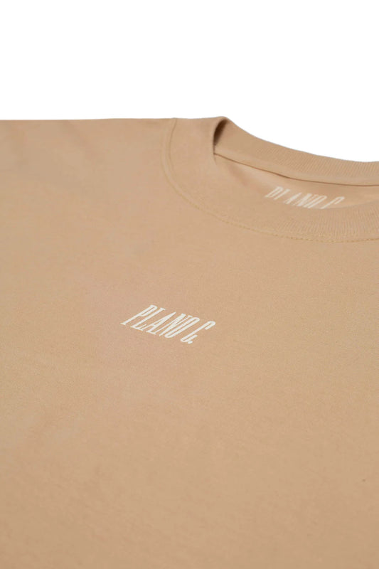 Camiseta "Logo" Bege - Plano C
