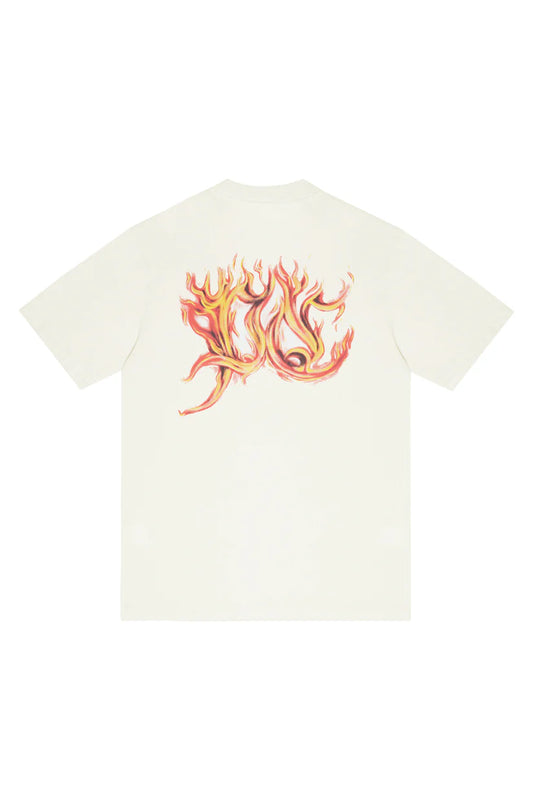 Camiseta "Flames" Off White - Plano C