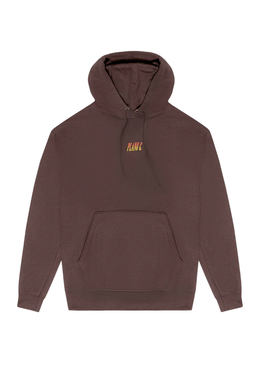 Hoodie "Flames" Brown - Plano C