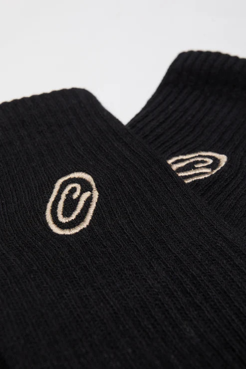 Socks Script Black - Plano C