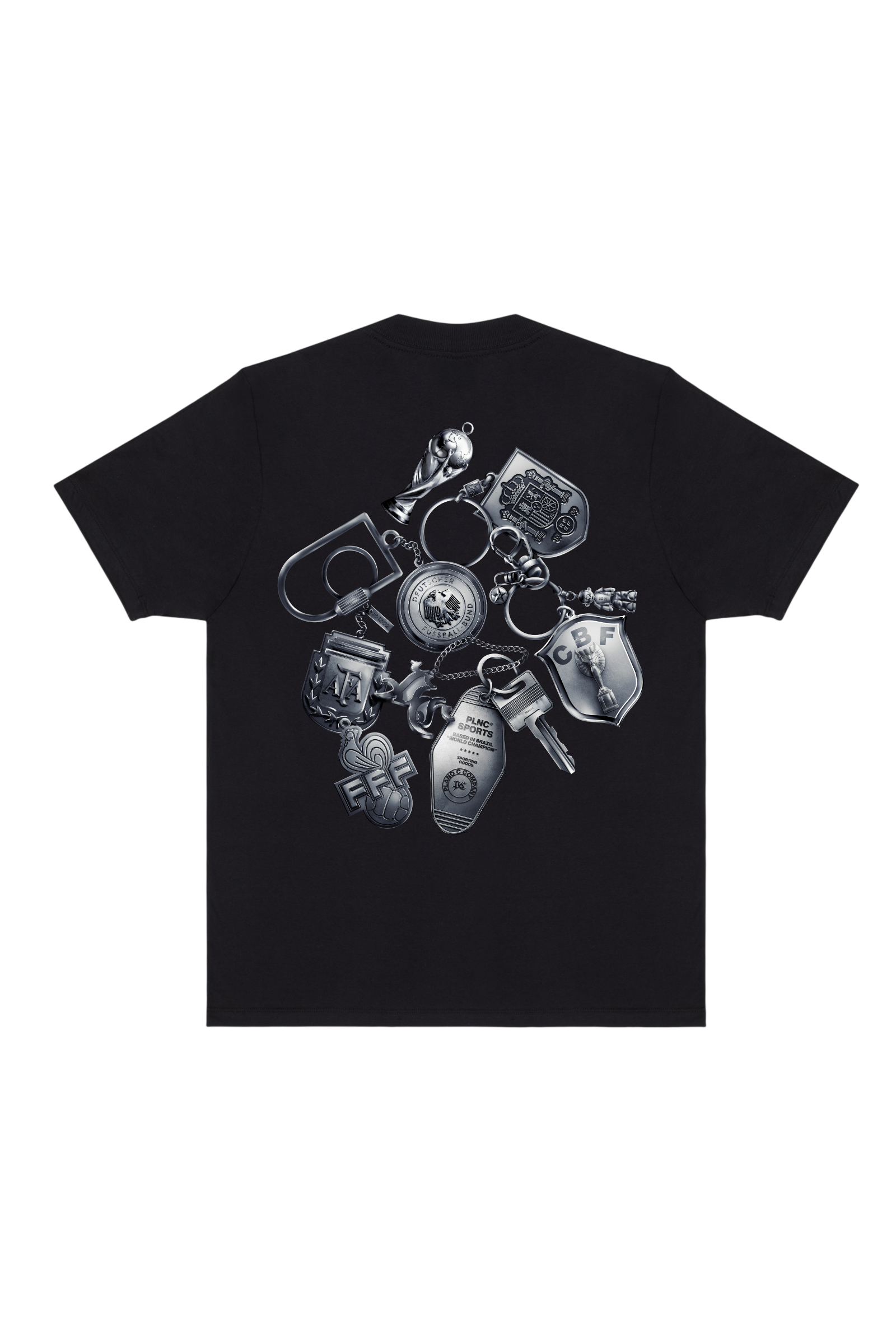 Camiseta Keychains Black