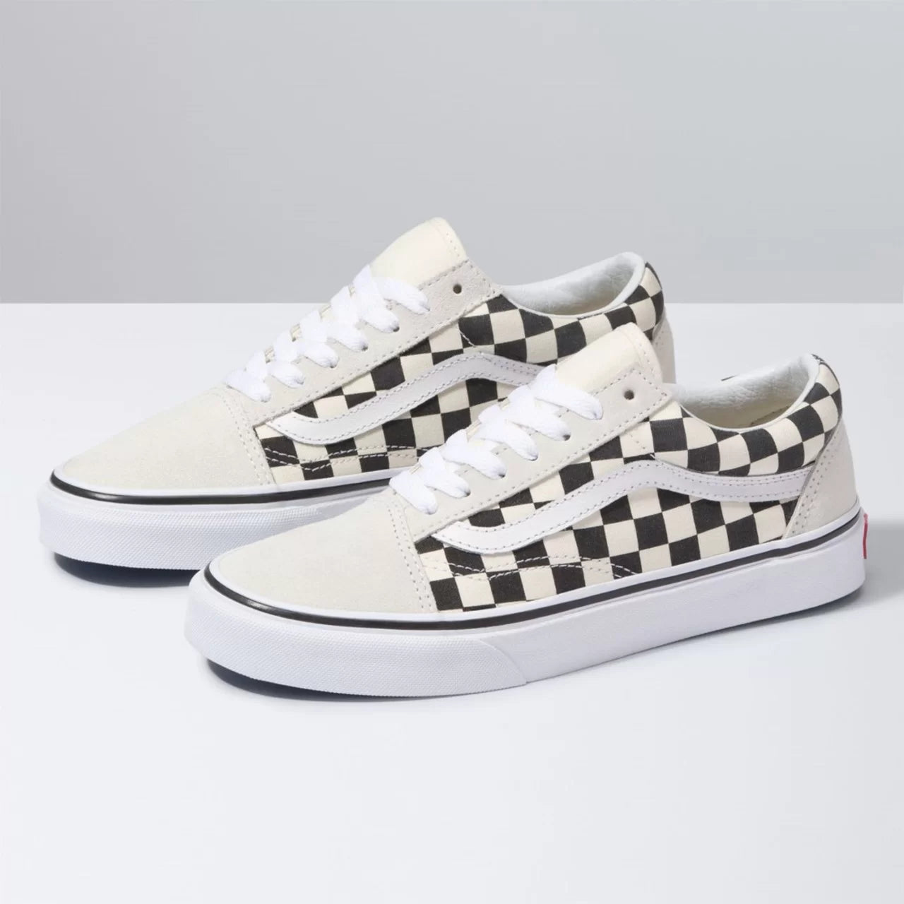Tênis Old Skool Checkerboard White Black - Vans