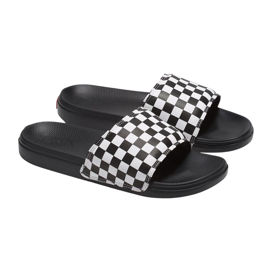 Chinelo Slide-On True White Black - Vans