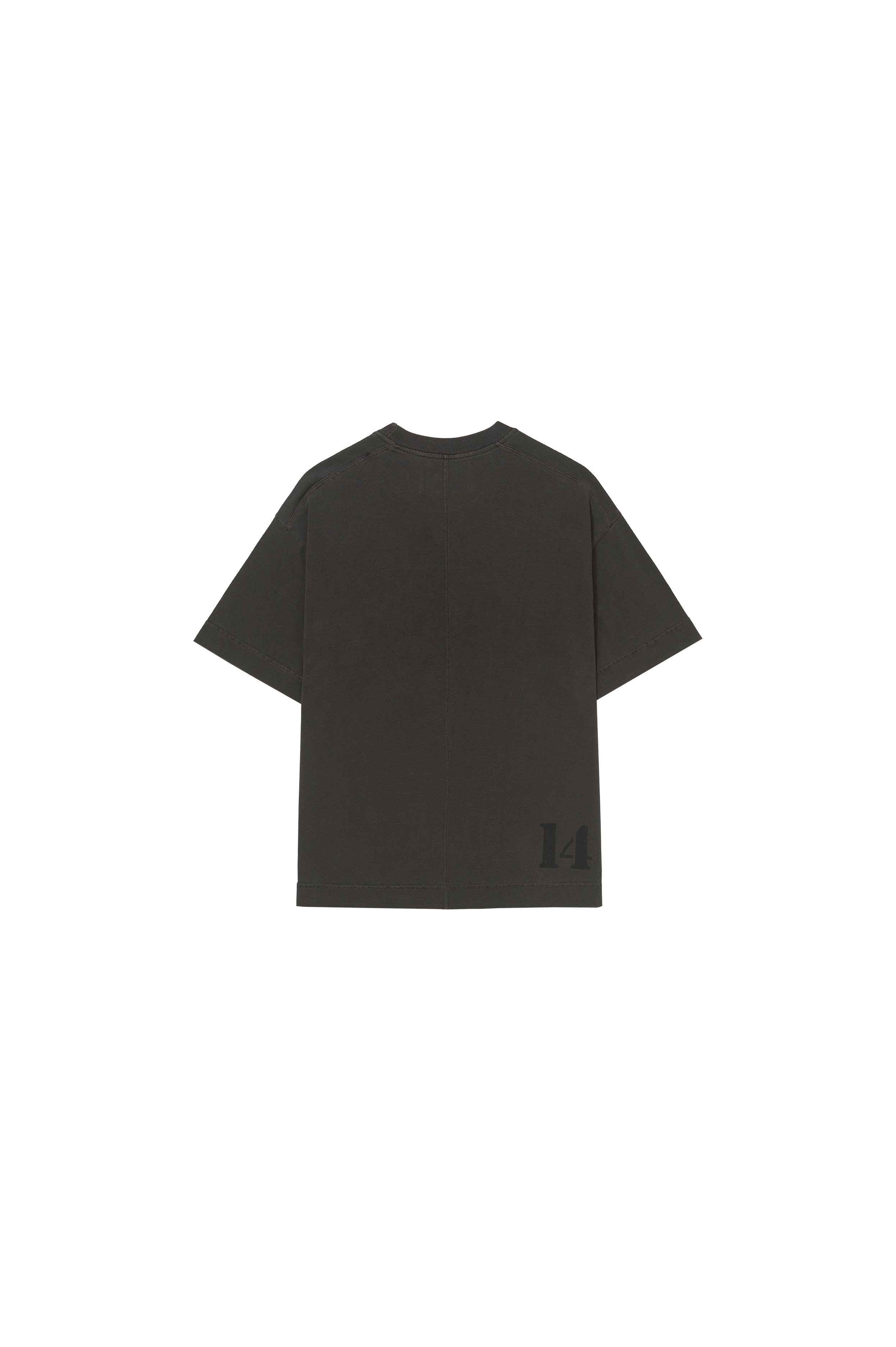 Camiseta "Brasão" Preta Estonada
