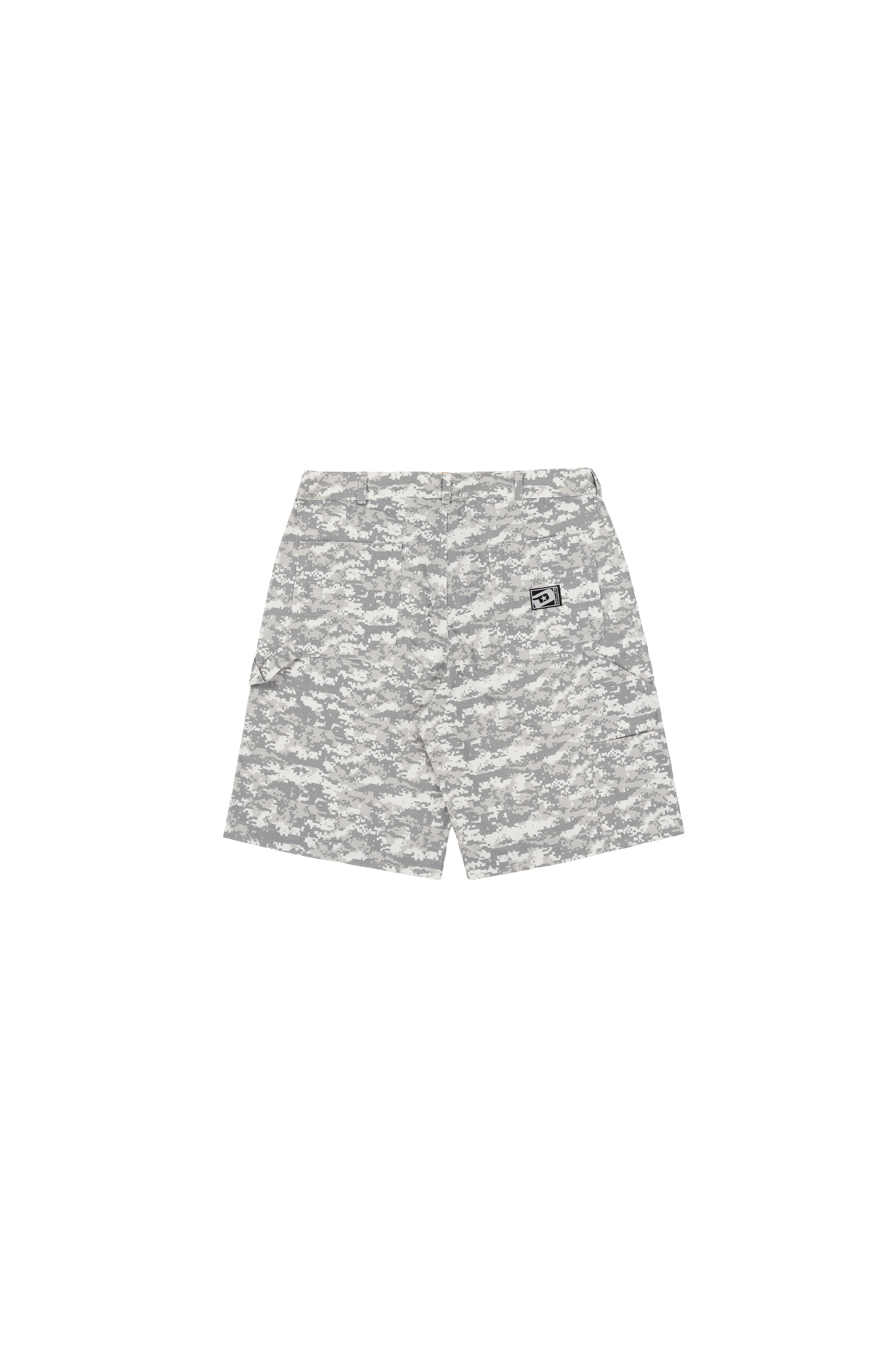 Digital Camo Shorts In Grey - DISTURB LTDA