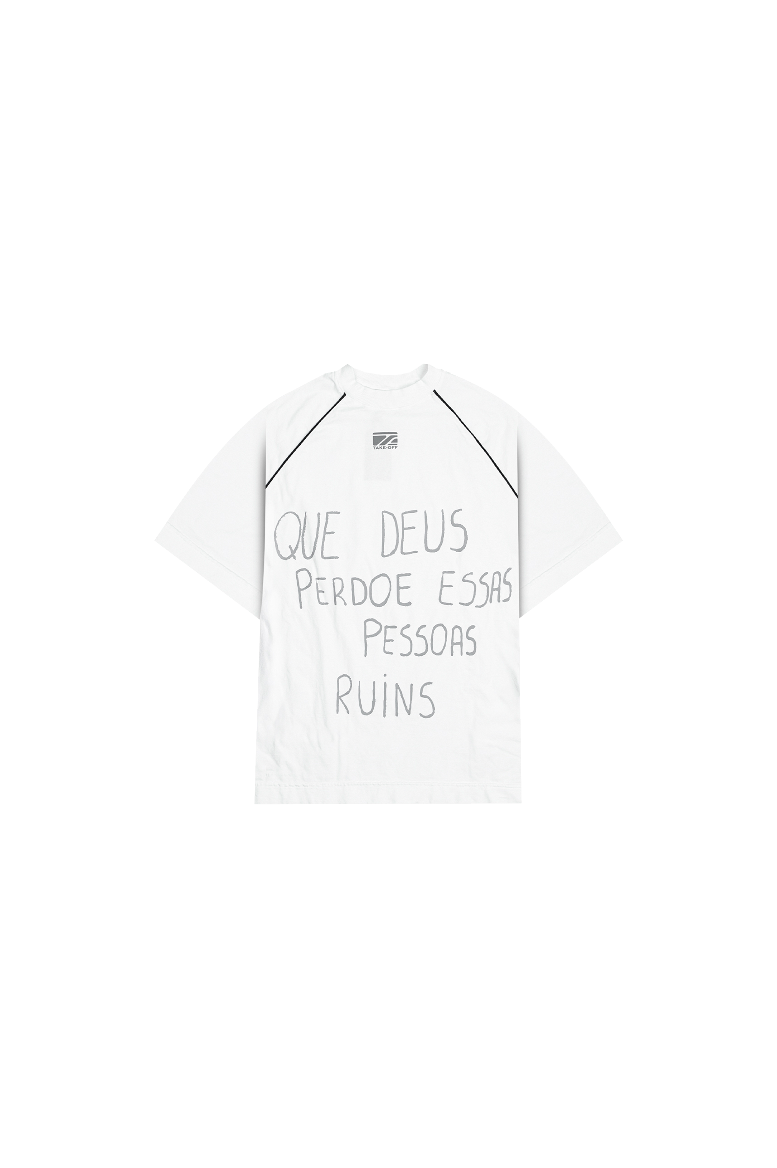 Deus Perdoe Offwhite Tee