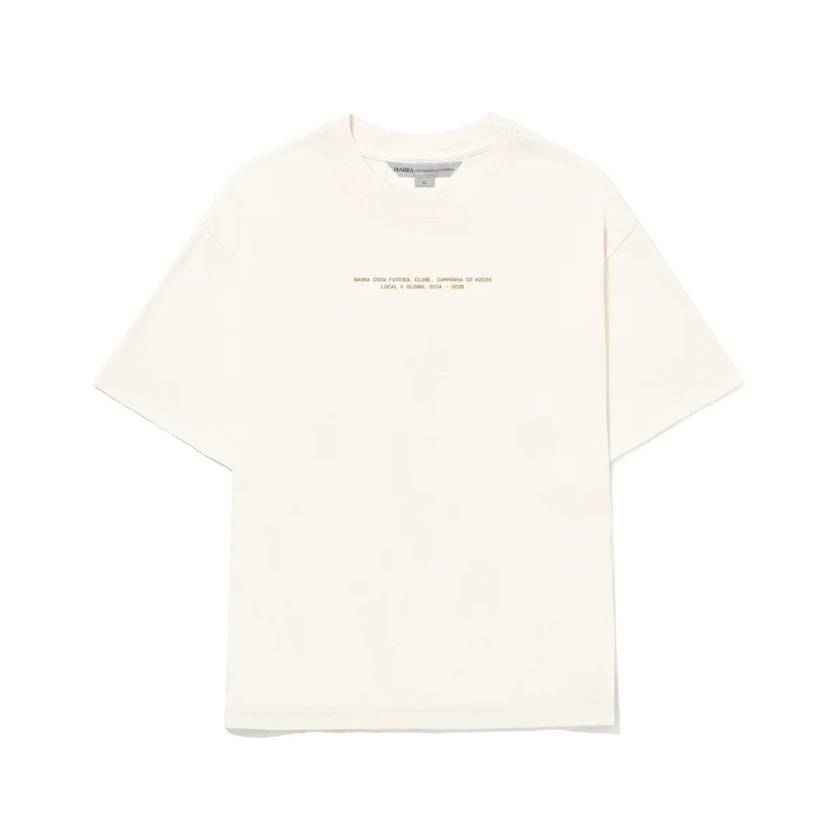 Camiseta "Várzea" Off White