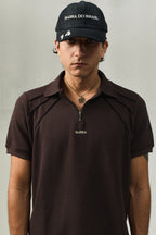 Boné Six Panel "Barra do Brasil Souvenir" Estonado Preto - BARRA