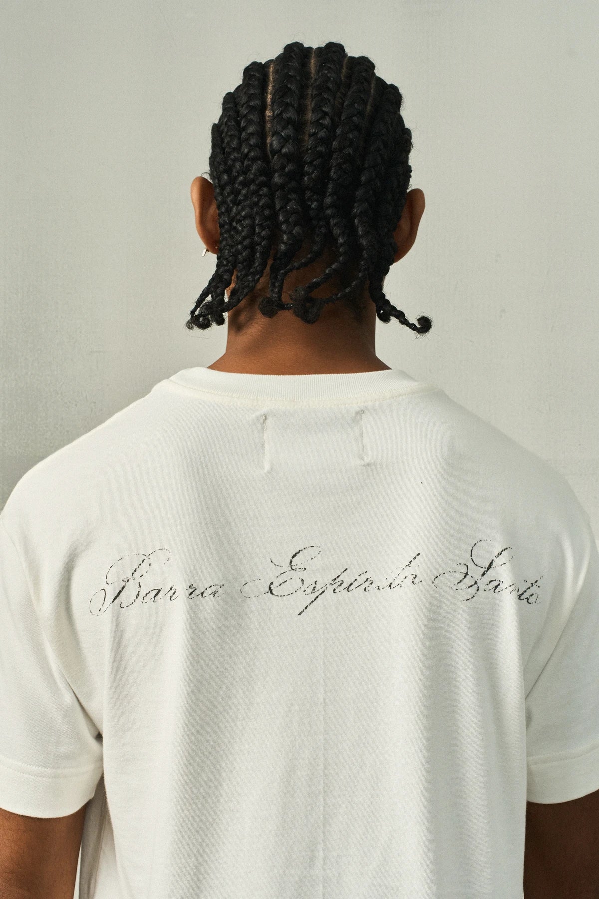 Camiseta "Barra Ahlma" Off White - BARRA