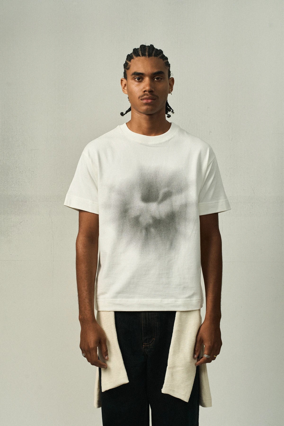 Camiseta "Barra Ahlma" Off White - BARRA