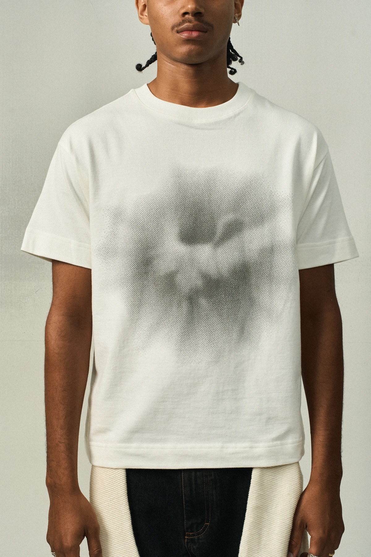 Camiseta "Barra Ahlma" Off White - BARRA